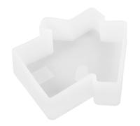 Moule en Silicone Maison D’art Maison D’amour pour Bricolage DIY | Réutilisable, Forme Maison, Blanc, pour Décorations Détaillées, Projets Créatifs, Noël et Halloween