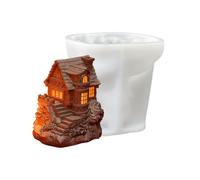 Moule En Silicone Maison,Décoration 3D,Moule En Silicone Pour Création De Maison | pour Vacances Domicile Arts Artisanat Gâteau Savon