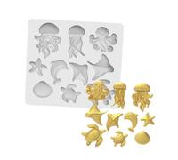 Moule en silicone marin en résine et plâtre