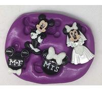 Moule en silicone Mickey Minnie Mouse Disney pour mariage