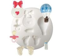 Graine Créative Mini Moule en Silicone pour pâte polymère - Naissance