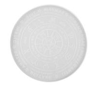 Moule en Silicone Miroir Blanc, Plateau Astrologique DIY