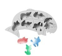 Moule en silicone motif chat pour glaçons et pâtisserie, 6 figurines, Halloween, carnaval et fête à thème