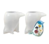 Moule en silicone, motif oiseau de Pâques, moule en silicone époxy 3D pour savon, argile, plâtre, décoration d'intérieur, amateurs, ateliers, amateurs d'artisanat