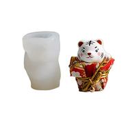 Moule en silicone motif tigre mignon fait à la main pour savon résine époxy pour festival traditionnel chinois décorations d'intérieur en silicone gypse pour enfants