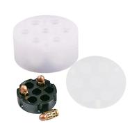 Moule en silicone - moulage en résine polyédrique, matériau flexible, libération régulière, design polyvalent, léger et réutilisable | Outil de bricolage fabriquer des boîtes époxy Accessor