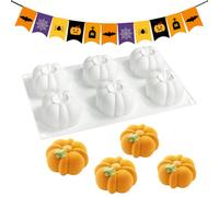 Moule en Silicone,Moule à Chocolat 6 Cavités | En Silicone Antiadhésif Pour Cupcakes, Desserts, Gâteaux, Gelée, Automne, Halloween, Pâtisseries Et Friandises Pour La Cuisson