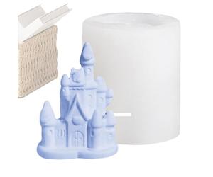 Moule en silicone | Moule décoratif pour projets artistiques, pour bougies de château | pour projets scolaires, études, réunions de , débutants et experts