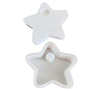Moule en silicone - Moule en résine de silicone - Moule en forme d'étoile - Bougeoir en résine - Décoration de Noël - Moule en résine pour bougeoir pour décoration de la maison