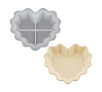 Moule en silicone - Moule en silicone époxy en forme de cœur | pour colliers, boucles d'oreilles, bonbons, Saint-Valentin, bricolage, décoration d'intérieur, rouges à lèvres