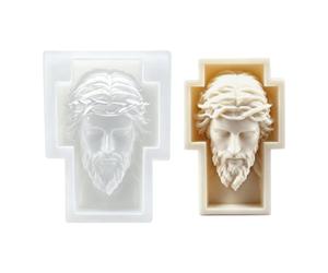 Moule En Silicone Moule Jésus Antiadhésif Pour Fabrication Artisanale De | Moule Bougie En Forme De Fête Maison Pièce Bureau Bureaux École Dortoir Appartement Loisirs