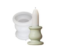 Moule en silicone multi-fauntal - Forme ronde - Bougeoir - Moules de base pour la création de supports - Moule en silicone non adapté aux écuries