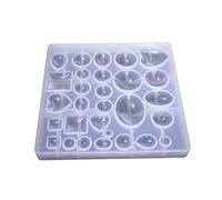 Moule en silicone multi-formes pour bijoux tendance en résine époxy facile à démouler