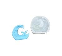 Moule en silicone multi-usage avec nuage traditionnel en bambou de mer Passe au lave-vaisselle 12 moules à gâteau en silicone de 70 g