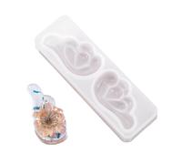 Moule en silicone multi-usage en forme d'aile pour les créations en cristal époxy et les projets décoratifs, moule créatif en résine