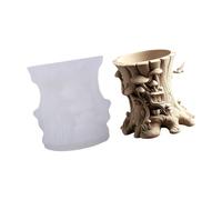 Moule en silicone multi-usage pour pots de ciment, créations artistiques en résine et plantes miniatures, support de bijoux en résine