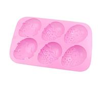Moule en silicone multi-usage sur le thème de Pâques en forme d'œuf - Cadeau idéal pour profiter du temps - Antiadhésif et réutilisable - En forme d'œuf