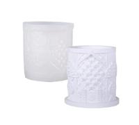 Moule en silicone multi-usages pour gobelets de rangement faits à la main Résine nordique et plâtre Artisanat Alimentation quotidienne