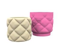 Moule en silicone multi-usages pour pots de plantes, texture canapé, succulentes, plantes, facile à séparer du porte-stylo, outil d'artisanat créatif moule d'atelier