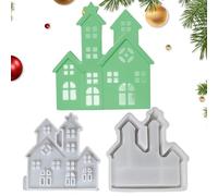 Moule en silicone | Non-Stick Christmas Home Decor | 1 paire Creative Plaster Epoxy Craft Making Mold | Long Term For Chocolate Wax Fondant Clay Bedroom Kitchen Party Holiday Office Classroom School