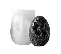 Moule En Silicone Oeuf De Dragon Décoration Artisanale Dragon 3D En Résine