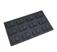 Moule en silicone ours, moule ours, moules de cuisson détaillés en silicone à 12 cavités pour chocolat, bonbons, mousse et plus encore, moules à chocolat