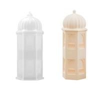 Moule en silicone pagode pour décoration de bureau pour les amateurs d'artisanat, outils de bijoux, moules en silicone pour débutants