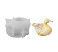 Moule en silicone parfumé en forme de canard pour projets de décoration de maison et création artistique avec détails complexes