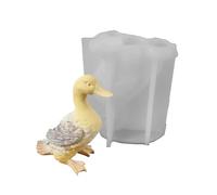 Moule en silicone parfumé en forme de canard pour projets de décoration de maison et création artistique avec détails complexes