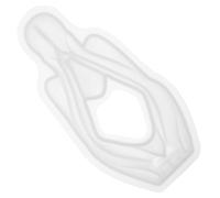 Moule en Silicone Penseur pour Bougie, Réutilisable et Facile à Démouler | Blanc, Surface Lisse, Usage pour Cire et Huiles Parfumées, Atelier Créatif, Garçon Fille et Savonniers