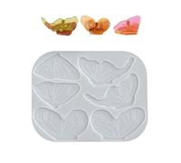 Moule en silicone personnalisable pour loisirs créatifs, ailes de papillon, pinces à cheveux en résine époxy, outil de moulage en résine pour accessoires de mariage