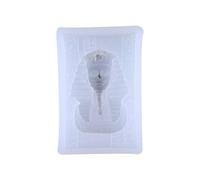 Moule en silicone Pharaon pour pendentif en forme de tête, résine époxy | Bijoux en résine époxy cristal, pendentifs porte-clés, breloque de sac, pendentif porte-clés unique