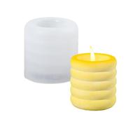 Moule en silicone polyvalent doté de cinq anneaux uniques, adapté cours faits à la main et à la production de cadeaux festifs, moule à bougie parfumée