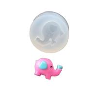 Moule En Silicone Portable Forme D'éléphant Moules D'ornements De Bricolage Moules Artisanaux Silicone Accessoire Coque Téléphone Pour Bricolage Accessoire Coque Téléphone