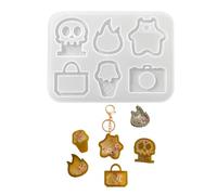 Moule en silicone pour accessoires de bijoux, moules flexibles pour la fabrication de sables mouvants