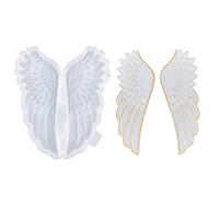Moule en silicone pour accessoires muraux - Ailes d'ange personnalisées - Moule décoratif en résine époxy flexible - Accessoires de bijoux - Décoration murale