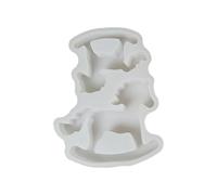 Moule en silicone pour animaux - moule en silicone à cheval, moule pour facilité créative non abondante | moule en silicone non-bâton résistant facile à libérer bougie artisanale