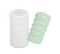 Moule en silicone pour artisanat en résine - Motif cylindrique - Texture unique en silicone pour artisanat en argile