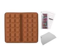 Moule En Silicone Pour Barre De Chocolat,Accessoires De Cuisson Et Fabrication | Snacks et Friandises Multifonction - Pour Fête Et Cuisine Four Micro-Ondes Chocolat Dessert Cookie Gelée Mariage