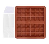 Moule En Silicone Pour Barres De Chocolat,Outil De Pâtisserie En Silicone Antiadhésif | Moules À Desserts,pour la Confection de Barres de Chocolat et Bonbons Fourrés, Desserts, Snacks et Gourmandises