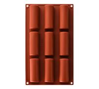 Moule en silicone pour barres de gâteau, moules en silicone pour barres de céréales | Moules de barre de chocolat en silicone avec 9 cavités profondes | Moules en silicone de qualité alimentaire pour