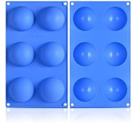 Moule En Silicone Pour Bombes De Chocolat 2,6 Pouces - Antiadhésif, Lavable Au Lave-Vaisselle, Polyvalent Pour La Pâtisserie Et L'artisanat