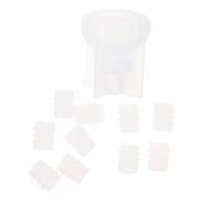 Moule en Silicone pour Bouchons de Bouteille DIY, Facile à Nettoyer | Blanc, Surface Lisse, Paillettes, Sequins et Pigments, Soirée Halloween pour Loisirs Créatifs