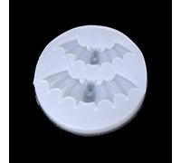 Moule en silicone pour boucles d'oreilles chauve-souris squelette d'Halloween - Convient pour la résine époxy, les pendentifs, les boucles d'oreilles, la fabrication de bijoux pour cendrier