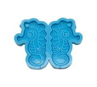 Moule En Silicone Pour Boucles D'oreilles En Cristal Époxy, Pendentif, Décoration, Série Océan, Miroir Animal, Diy