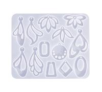 Moule En Silicone Pour Boucles D'oreilles Géométriques, Moules 'artisanat, Beaux Bijoux À Faire Soi-même, Pendentif De Boucle 'oreille Souple