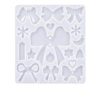 Moule en silicone pour boucles d'oreilles, pendentif, nœud chinois, ornements en résine époxy, porte-clés, collier, breloque, moules époxy traditionnels chinois