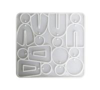 Moule en silicone pour boucles d'oreilles, pendentifs, outils époxy décoratifs pour filles et femmes, loisirs créatifs, moules pour boucles d'oreilles en résine pour la fabrication de bijoux, moule de