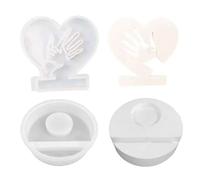 Moule en silicone pour bougeoir en forme de grandes mains dans une petite main en résine de bougeoir pour savon et grandes mains dans une petite main