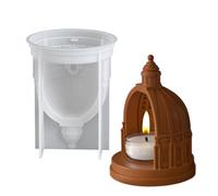 Moule en silicone pour bougeoir | Moule réutilisable en résine | Outil de moulage époxy anti-adhésif fait à la main pour enfants, famille, amis, fabrication de pâtisseries